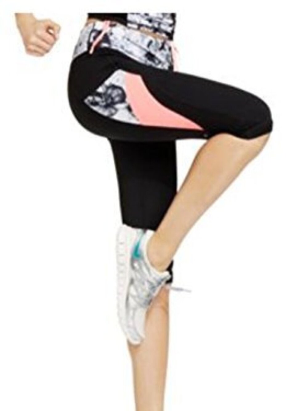 Alfani Womens Power Blossom Knee Cropped Length Leggings